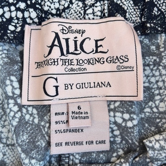 Disney‎ Alice Through The Looking Glass by Giuliana Womens Leggings Size 6 - Picture 5 of 11